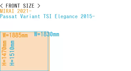 #MIRAI 2021- + Passat Variant TSI Elegance 2015-